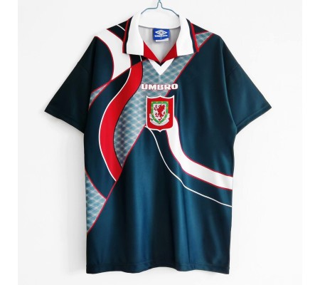 Scotland 94/95 Away Navy Blue Soccer Jersey